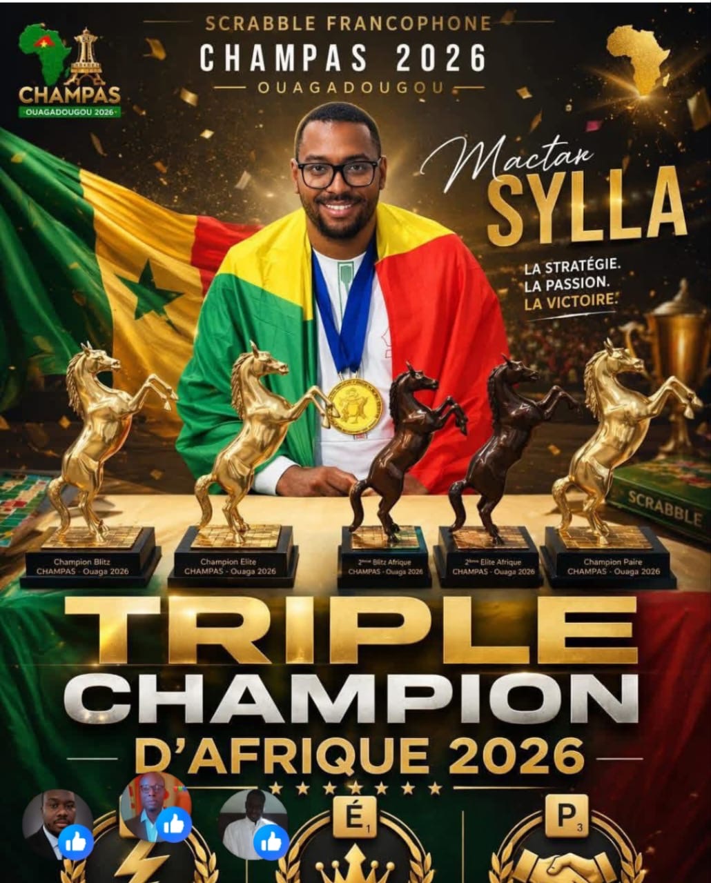 LETTRE OUVERTE AU PRÉSIDENT DE LA RÉPUBLIQUE DU SÉNÉGAL : Pour un investissement stratégique dans le Scrabble, discipline d’excellence