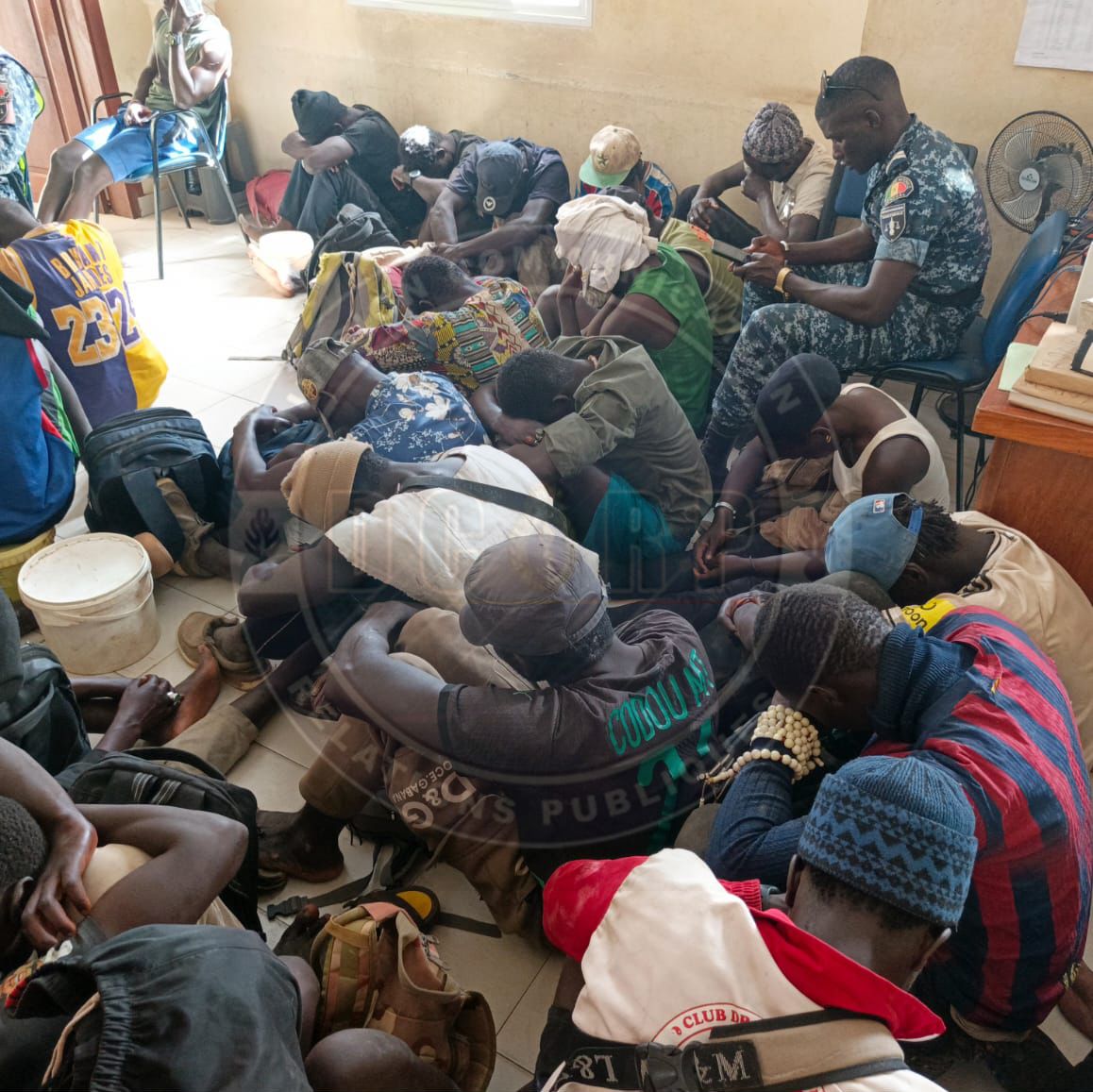 Saint-Louis : 66 candidats à la migration irrégulière interceptés après l’échouement d’une pirogue