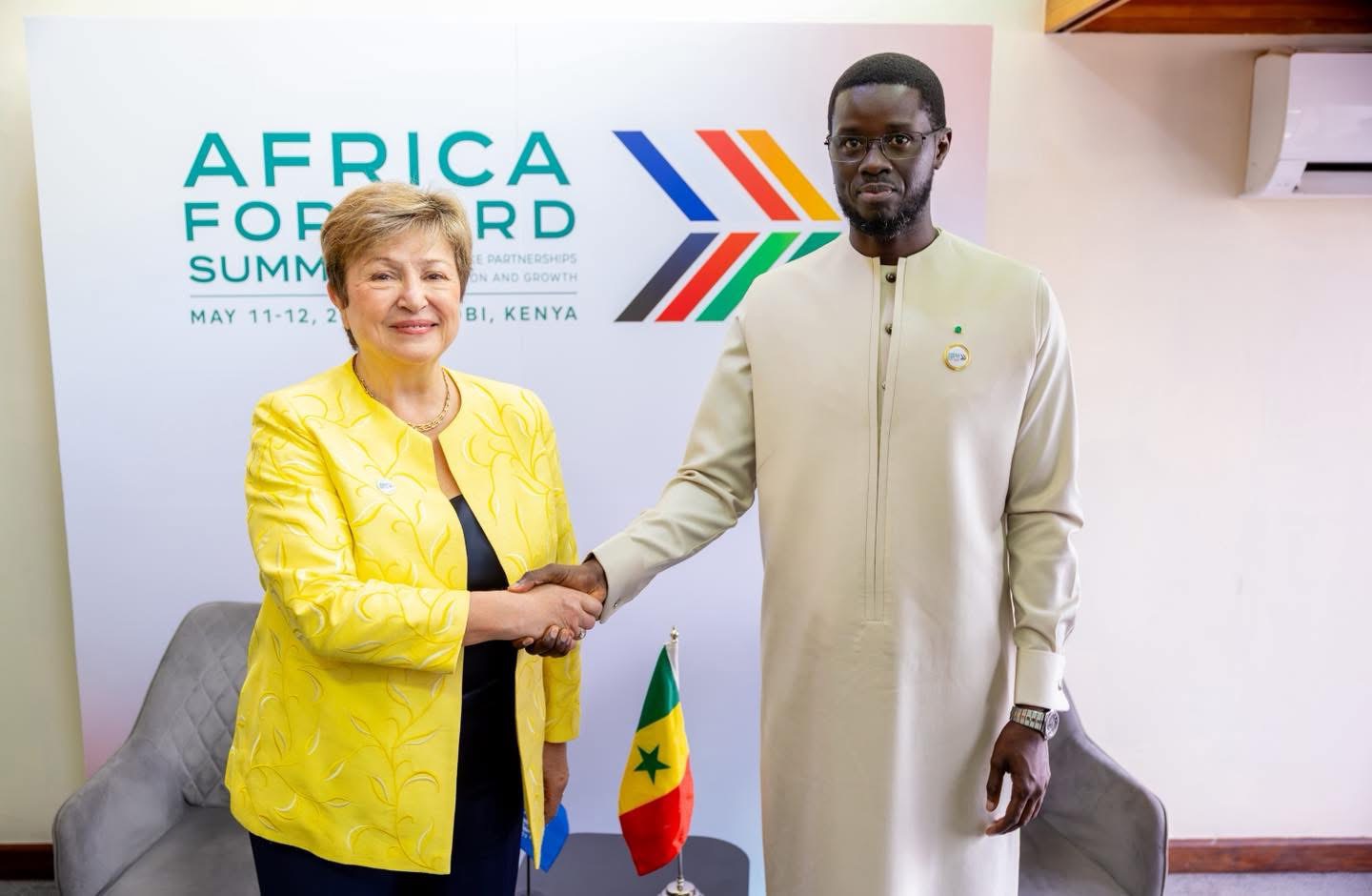 Sommet Africa Forward : Bassirou Diomaye Faye plaide auprès du FMI pour une issue à la crise de la dette sénégalaise