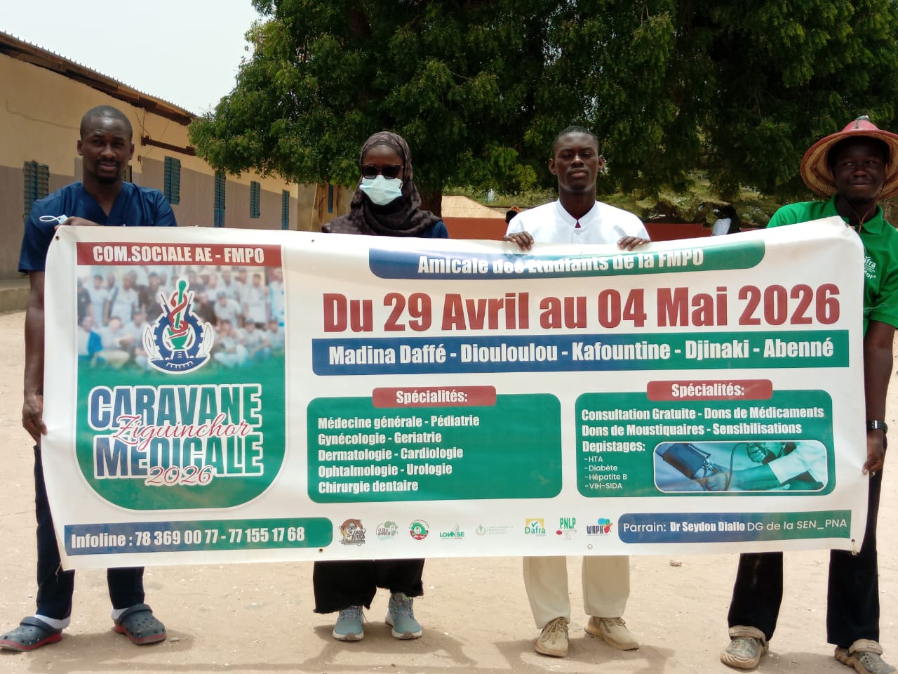 Kafountine : plus de 700 patients pris en charge lors d’une caravane médicale de l’UCAD