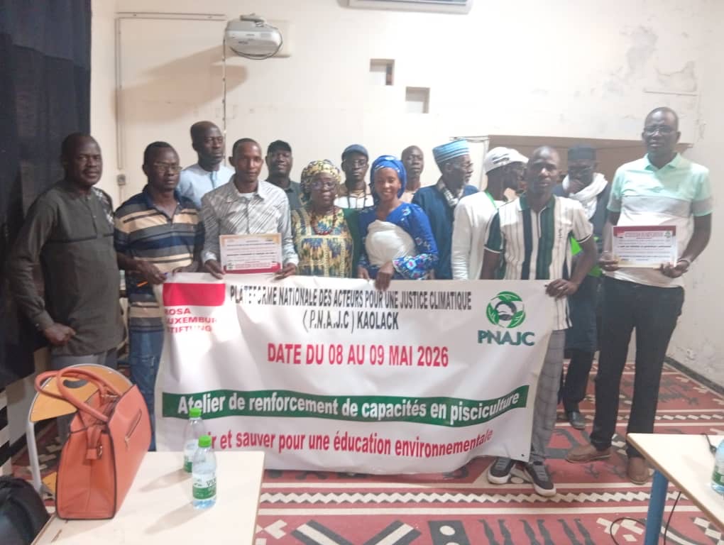 Kaolack / Changements climatiques : des acteurs communautaires formés à la pisciculture durable
