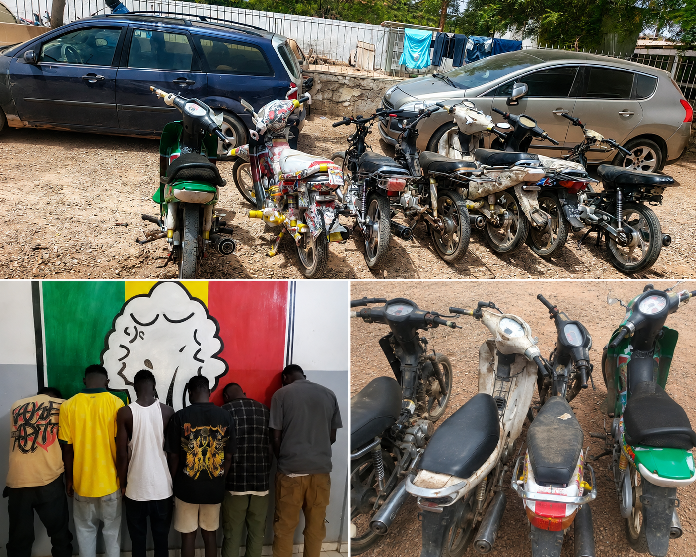 Kaolack : des motos-Jakarta volées revendues à Kaffrine, un réseau démantelé et des engins récupérés