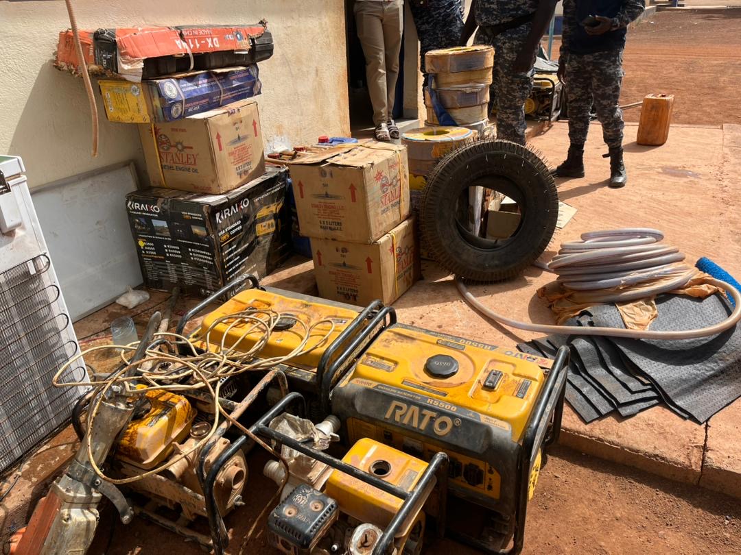 Saraya : la gendarmerie démantèle un site d’orpaillage clandestin à Séguékho‎