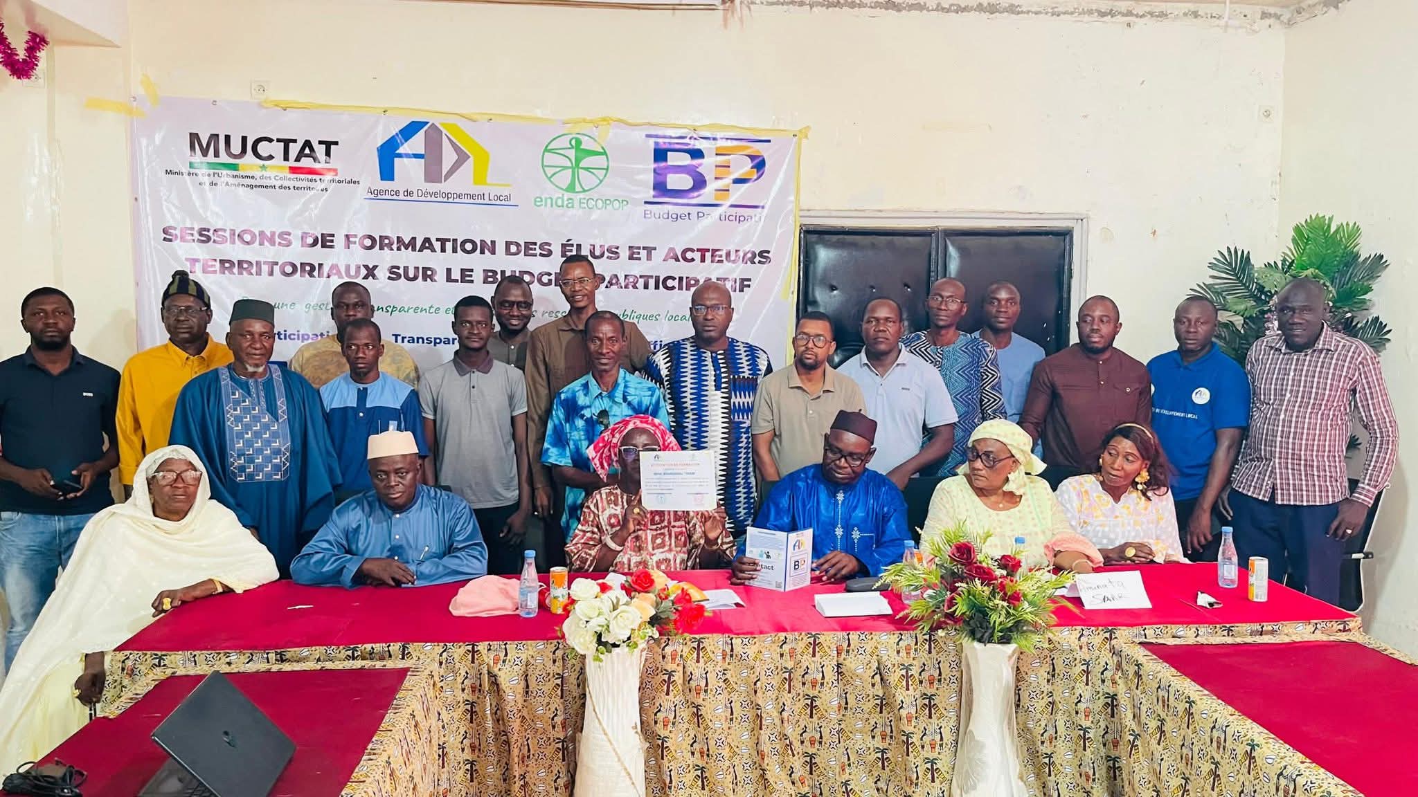 Ndiédieng : les acteurs territoriaux formés au Budget participatif