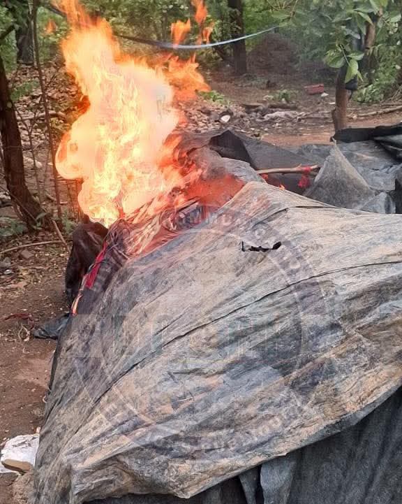 Saraya : des sites clandestins d’orpaillage démantelés à Madina Baffé