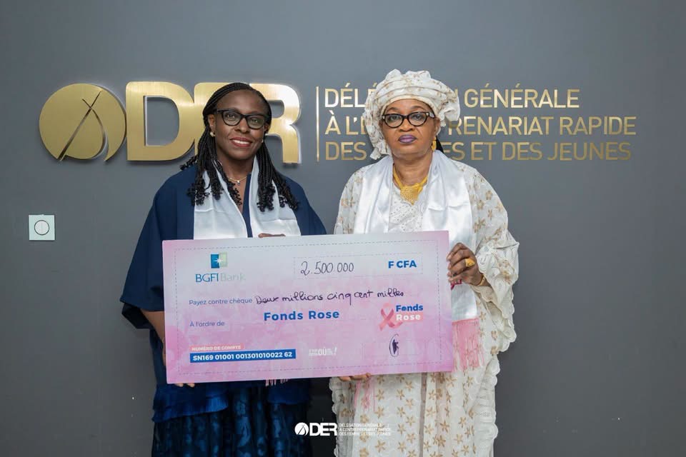 Fonds Rose de la DER-fj : la BGFIBank Sénégal apporte une contribution de 2,5 millions FCFA