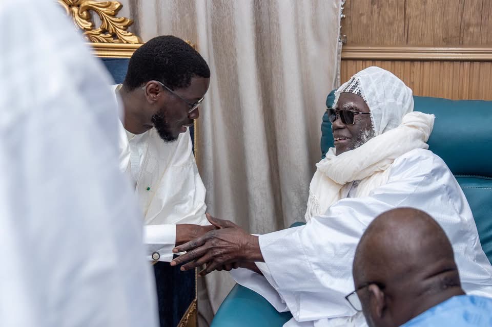 Touba/Rappel à Dieu de Serigne Cheikh Saliou Mbacké : Diomaye Faye présente les condoléances de la Nation