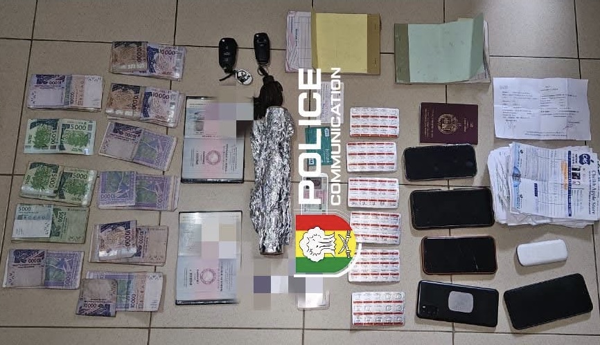 Trafic de cocaïne, MDMA et haschisch à Dakar : des trafiquants  piégés, tentent de soudoyer les enquêteurs avec 1 million FCFA