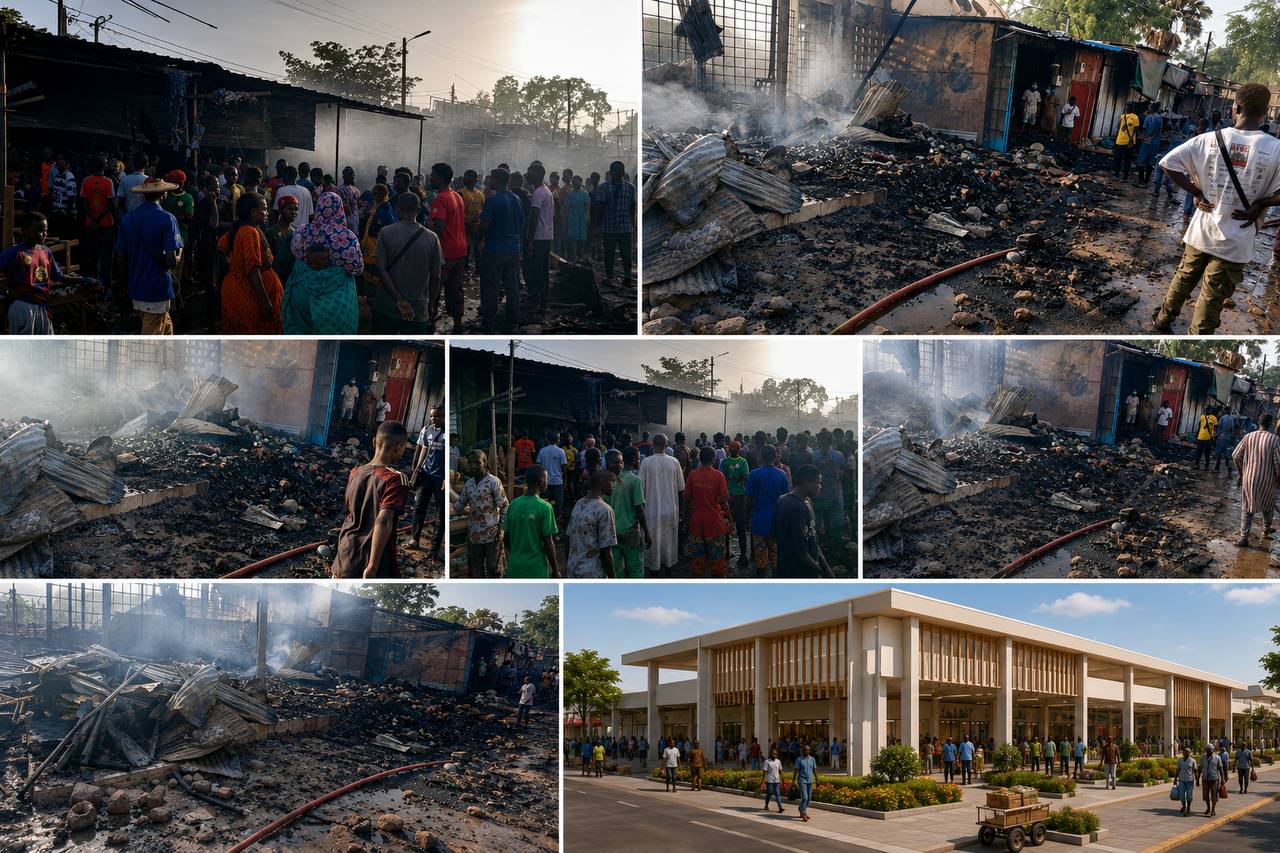 Incendies répétés au marché central de Tambacounda : des voix s’élèvent pour une solution de modernisation durable