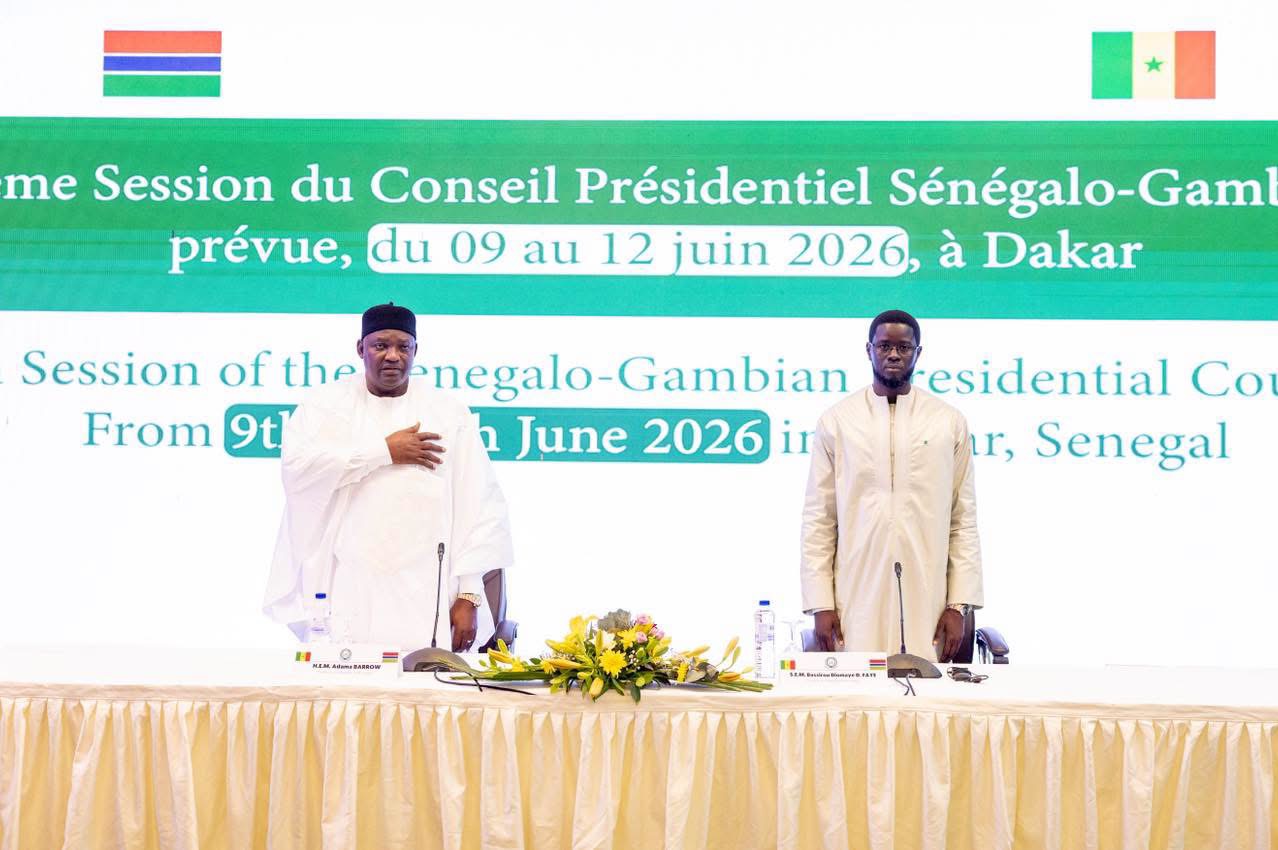 Conseil présidentiel sénégalo-gambien : Dakar et Banjul renforcent leur partenariat stratégique