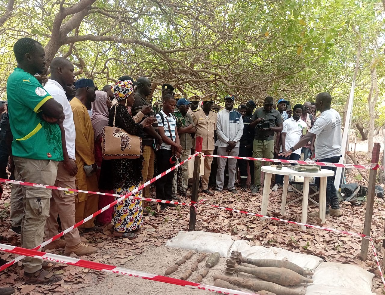 Casamance : Le déminage humanitaire redémarre à Madina Manjack pour libérer les terres